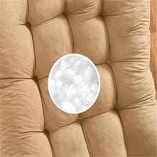 YQGOO Cuscino per Sdraio da Esterno, Cuscino per Divano in Cotone Rimovibile con Lacci, per Giardino sul Retro, Cuscino per Sedile da Patio Addensato (Non includere sedie)