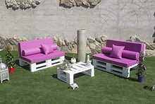 Sofa PALETS Europeo 2,4 m nuovo a strenar interno/esterno al naturale