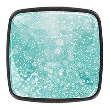Luci di Natale scintillanti blu Pomelli per Porta Set di 4 Pomelli per Mobili Manopole per Cassetti Cucina Armadio Vetro