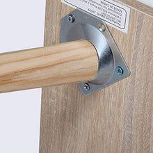 YRRA Mid-Century Moderno tavolino da Notte in Legno Comodino con 2 cassetti per Soggiorno Camera da Letto mobili per la casa (Burlywood e Bianco 1 Confezione)