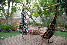 AMAZONAS Hang Mini Giraffa-Sedia Sospesa per Bambini