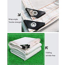 Panno ombreggiante Bianco, Rete da Ombra A Effetto Serra per Serre del 90%, Telo A Paralume con ANSE di Rinforzo per Piante da Giardino, 130 G/M² (Size : 1×2m)