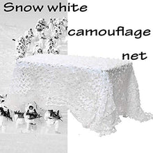 AWCPP Camo Netting Shading Net Camouflage Net Net | Decorazione Di Reticolato Ombra, Pieghevole Facile da Traspirante | per Camping Photography Jungle, Bianco,6 * 6M.