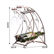 LHQ-HQ Semplice Iron & Wine Rack Soggiorno casa Creativo Decorazione Display Decorazione Domestica