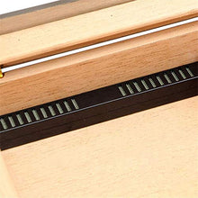 TGhosts Cigar Humidor, Desktop Cigar Humidor Cigar Box di stoccaggio, con igrometro e umidificatore Contiene 20-35 Sigari