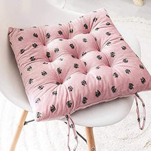 XHNXHN Cuscini per Sedia da Pranzo Trapuntati, Cuscino Trapuntato Traspirante per Interni Cuscini per sedie Comfort Antiscivolo per Esterni Quadrati Rosa Imbottito 16x16in * 1
