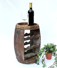 DanDiBo Scaffale-Vino Botte Vini 1555 Bar Porta-Bottiglie 50cm per 8 bottigl. Scaffale Botte Botte-Legno