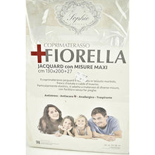 Coprimaterasso Spugna Jacquard Fiorella MAXI