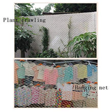 JFFFFWI Rete da Giardino Rete da Recinzione, Rete in Corda di Nylon Rete per Gatti Rete di Sicurezza per Bambini da Esterno utilizzata per Decorare Scale Anti-Caduta Asilo Nido Recinzione