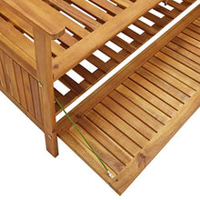 FAMIROSA Cassapanca da Giardino 170 cm in Legno Massello di Acacia