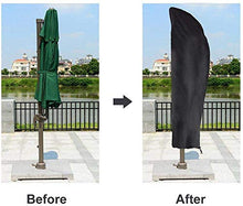 Duokon Parasole da Giardino Impermeabile Copridivano per Ombrellone(280 * 30/81/46cm)