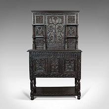 Antico Carlo II Revival Comò Inglese, Rovere, Credenza Vittoriana C.1880