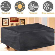 WYZQ Fodere per mobili da Giardino Rettangolari Impermeabili 180x120x74cm, Fodere per mobili da Giardino per Esterni, Fodere per Set di mobili da Esterno, Set di mobili Resistenti alla Pioggia e alla