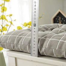 HYLX Cuscino Sedile, Cuscino Sedia, Cuscino Sgabello Rotondo, Cuscino Sedia Floreale Antiscivolo in Cotone Spesso, per Giardino, terrazza Esterna