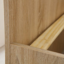 Inter Link Letto Singolo Melamina, Decoro Rovere