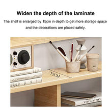 Scrivania Home Office con scrittoio con libreria, Scrivania da Studio Semplice Piccola scrivania per Computer Desktop con cassetti, Stile Moderno e Semplice, Risparmio di Spazio
