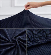 Sinoeem Copridivano Elasticizzato1 2 3 4 Posti (Regalare 2 federe) Fodere Copridivani Universale,Sofa Mobili Protettore Copertura Divano Antiscivolo, Ideale per poltrone (Blu, 4 Seater:235cm to 300cm) - Arredi Casa