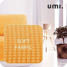Amazon Brand - Umi Copridivano Elasticizzato Antiscivolo Fodera Divano Universale Giallo 4 Posti - Arredi Casa
