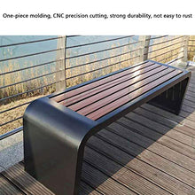 outdoor product Panca Lounge Balcone terrazza all'aperto, Panca Decorativa retrò Impermeabile e antiruggine per Cortile, Sgabello per Il Tempo Libero con braccioli e Schienale, Facile da Montare