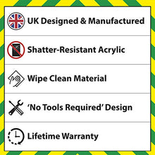 XINX Negozio Contatore Igienica Protettiva, Schermo Perspex, Nail Salon Schermo, (Easy-Wipe) in Plastica Trasparente