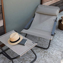 Lafuma Sedia a sdraio, Pieghevole e regolabile, Transabed, Batyline, Colore: Terra, LFM2863-8556