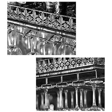 AMBH Bar Rack Hanging Wine Rack |Wine Rack Creativa Calice Rack Europea Capovolto Hanging Cup Holder |Wine Rack Rack Decoration Vino N20.02.11 (Size : 60cm)