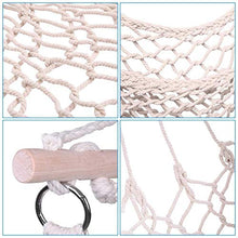 VSander Sedie Amaca con Cuscini Distinctive Tela di Cotone Corda Appesa Sedia con Cuscini (Color : Beige)