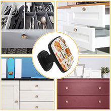 4 PCS Pomelli per Porta,Pomolo per Mobile,Pomelli per Mobili con Viti,Maniglia per Armadietto,Pomelli per Porta,Pomelli per Cassetti per Porta,Armadio,Cassetto e Credenza,Auntum Fox Owl Bear Rabbit