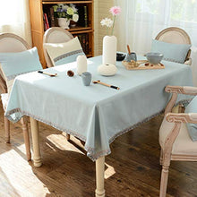 William 337 Semplice Solid Color Table Tovaglia Cotone Lino Art Europea Panno caffè Tovaglia Tovaglia Brown (Color : B, Size : 140 * 220cm)