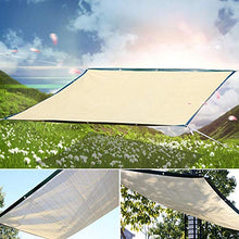biteatey - Rete Parasole in plastica, Isolante, per Giardino, Giardino, terrazza, Colore: Giallo, 2 x 3 m