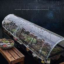 MTYLX - Telone di grandi dimensioni, resistente, trasparente, impermeabile, in plastica, per balcone, balcone, 3 x 4 m, 3 x 4 m