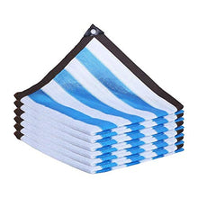 HTL Durable NA Blue Shade Reti, ispessito criptato Shading Cloth, utilizzato per isolamento termico, raffreddamento e protezione solare reti su balconi, cortili e tetti. 90% Ombreggiatura, blu, 4M4M