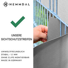 Emmdal 206476 PP Sight Protection Strip, 35 m Double Wire Maglia recinzione duro, grigio