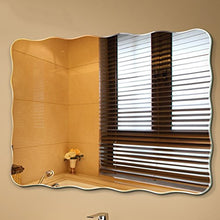 Bathroom mirror-Jack Lavabo sospeso Specchio da Parete per lavabo Specchio per lavabo Senza Telaio (Dimensioni : 60 * 80cm)