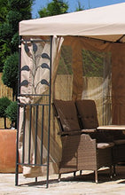 Quick-Star 4 pareti Laterali con zanzariera per Gazebo 3 x 4 m Parete Laterale Sabbia