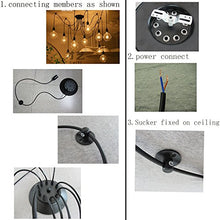 Lixada - base lampadine lampadario pendente (6 braccia)