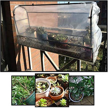 ZXHQ Telone Giardino Impermeabile 2x3m, Trasparente Teloni, Telo Trasparente Impermeabili Multiuso Resistente UV Resistente alle Intemperie per Carport Balcone Camper
