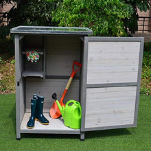 BOPP - Scatola portaoggetti da giardino con coperchio, impermeabile, anti-ruggine, per giardino, esterno, resistente, per conservare vari oggetti e migliorare l'utilizzo dello spazio