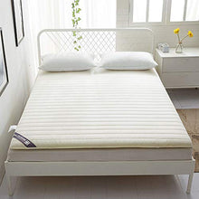 Yamyannie-Home Pieghevole Morbido futon Comodo Materasso Sleeping Pad Thick (Colore : Bianca, Dimensione : 180x200cm)