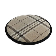 FLAMEER Cuscino per Sedia Antiskid Copertura di Cuscino Lavabile per Divano Poltrona di Esterno Stile Moderno - Round 28cm