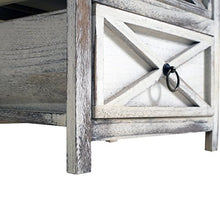 Rebecca Mobili Mobile da Camera, Paulownia, Bianco Shabby, 45x30x64 cm