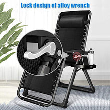 DGHJK Lettino Relax da Esterno da Giardino Sedia Sdraio Regolabile Extra Larga con Imbottitura Pieghevole per Piscina da Giardino all'aperto da Spiaggia Carico Massimo 150 kg