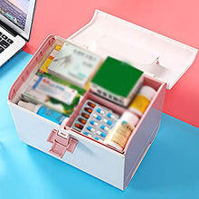 Kit portatili della scatola della medicina dell'organizzatore di stoccaggio di multi strato