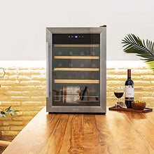 Cecotec, Cantinetta GrandSommelier 20000 INOX Compressor. 20 bottiglie, con compressore, elevate prestazioni garantite, temperatura regolabile, classe di efficienza energetica A