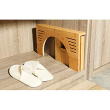 Sgabello da bagno in legno antiscivolo da 7 a 9 pollici per intasamento piles in rilievo