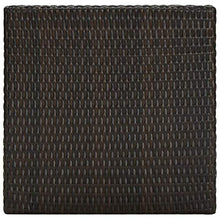 vidaXL Tavolo da Bar da Giardino Nero 100x60,5x110,5 cm Polyrattan