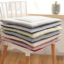 eewopjkj Set di 4 Cuscini per sedie Cuscini per sedili Cuscini per Sedia Cuscino per Schienale Alto Cuscino per Sedia da Giardino in Cotone e Lino con Orlo Design con Cravatta Cuscino per Sedile a s