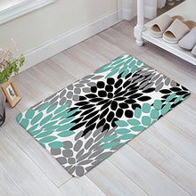 Wdskbg Modern Rose Gold Marble Triangle Door Mats Kitchen Floor Bath Entrance rug Mat Absorbent Indoor Bathroom Decor Doormats Rubber Non Slip 23.6" x 15.7"