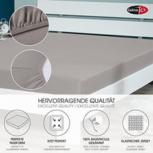 CelinaTex Lucina Lenzuolo Elasticizzato Cotone 200x200-200x220 cm Grigio Scuro