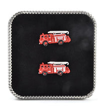 M&Ms Cufflinks - Fire Engines - Cuff Links for Firemen